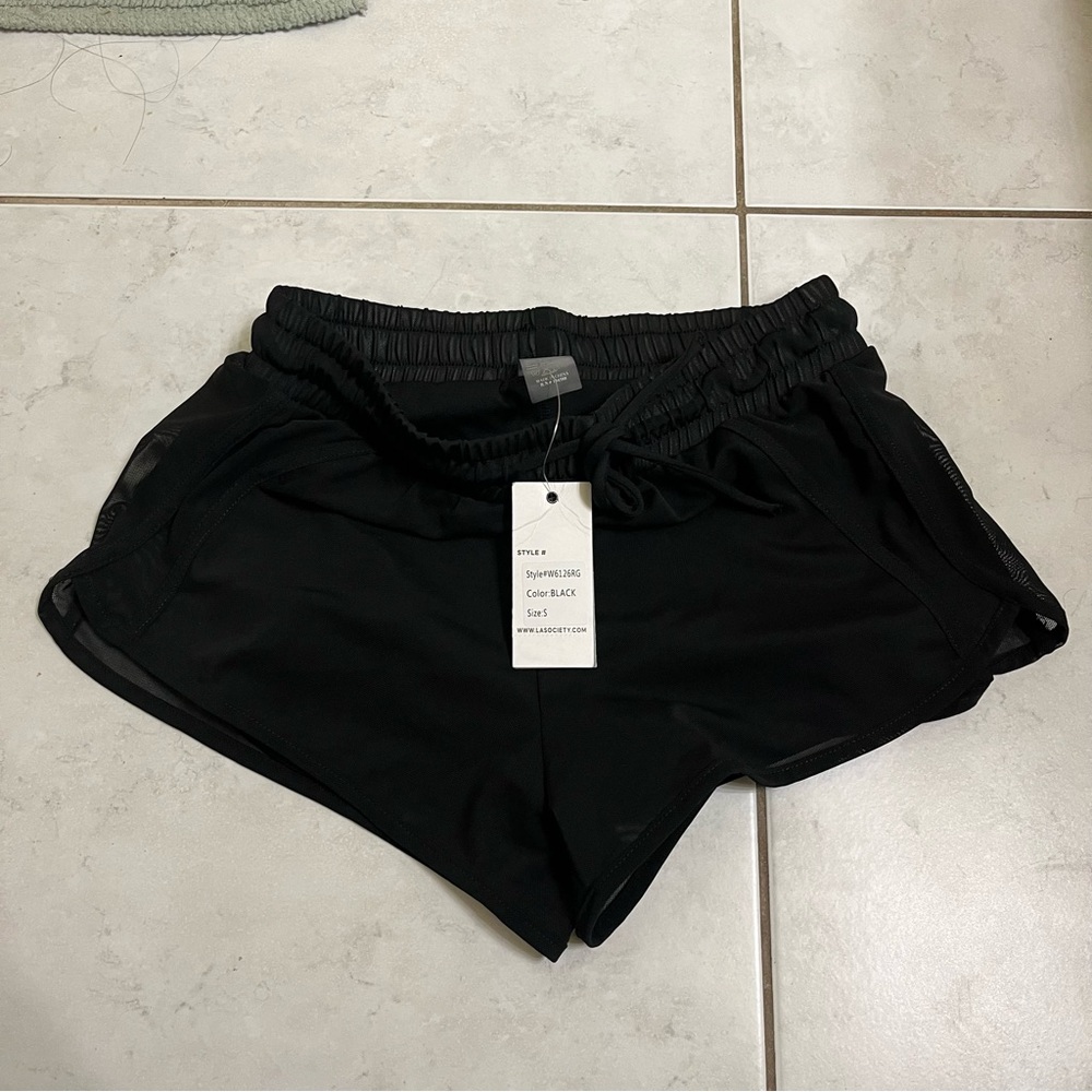 LA Society Black Women's Athletic Shorts